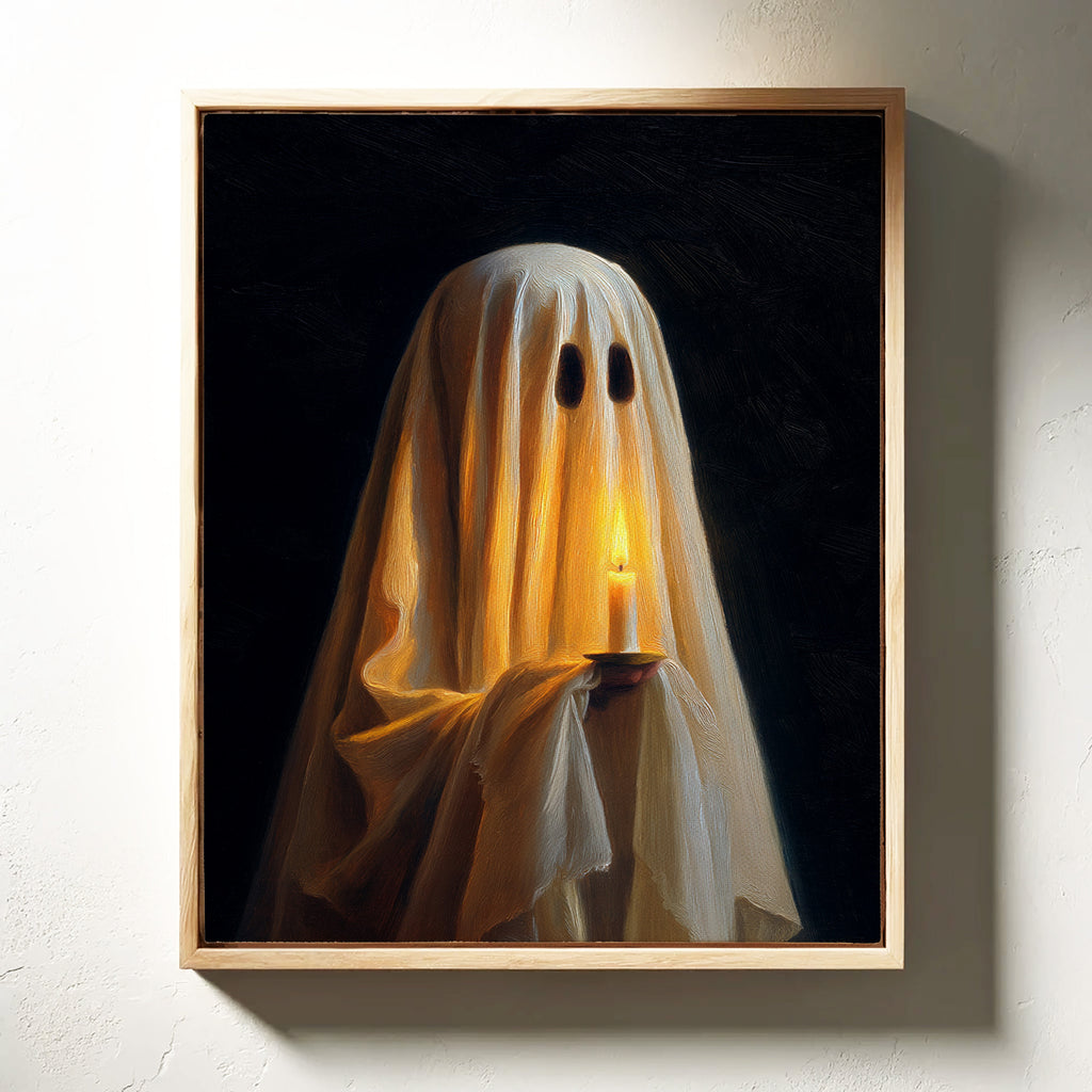 Midnight Glow Ghost Art Print