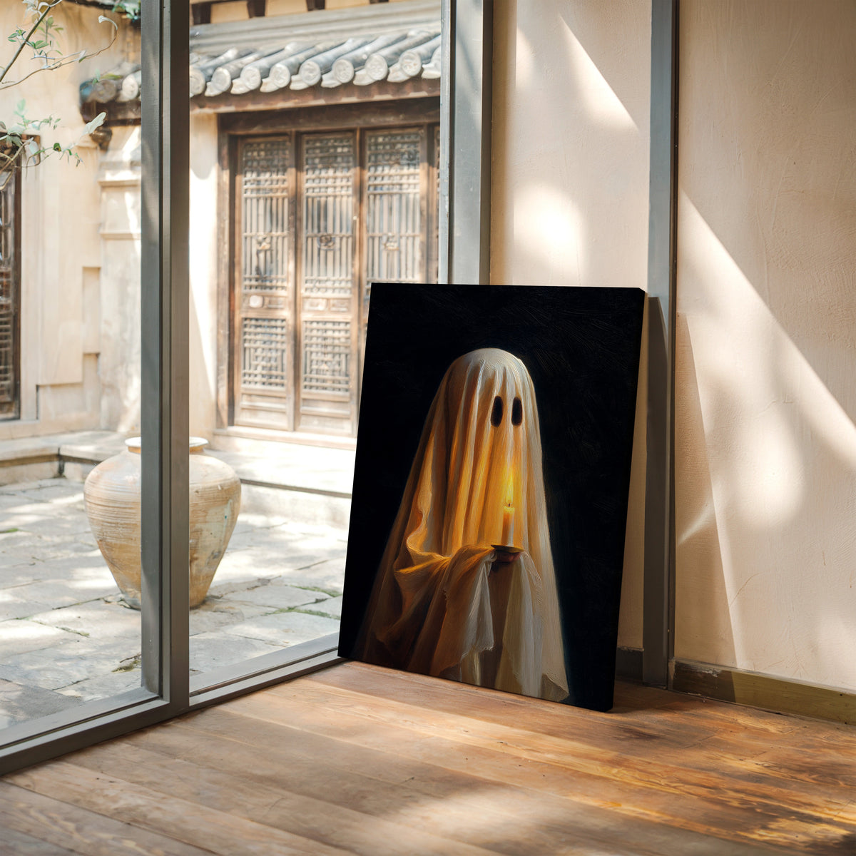 Midnight Glow Ghost Art Print