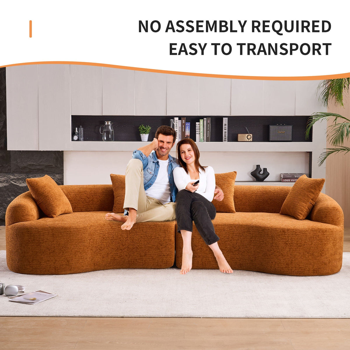 Cloud Curve 4-Seater Sofa