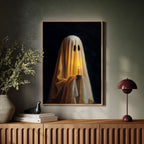 Midnight Glow Ghost Art Print