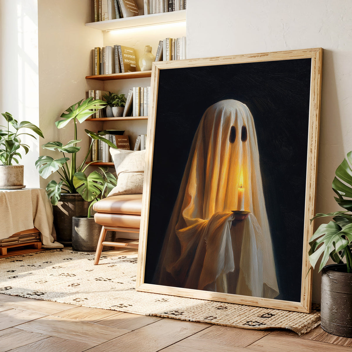 Midnight Glow Ghost Art Print