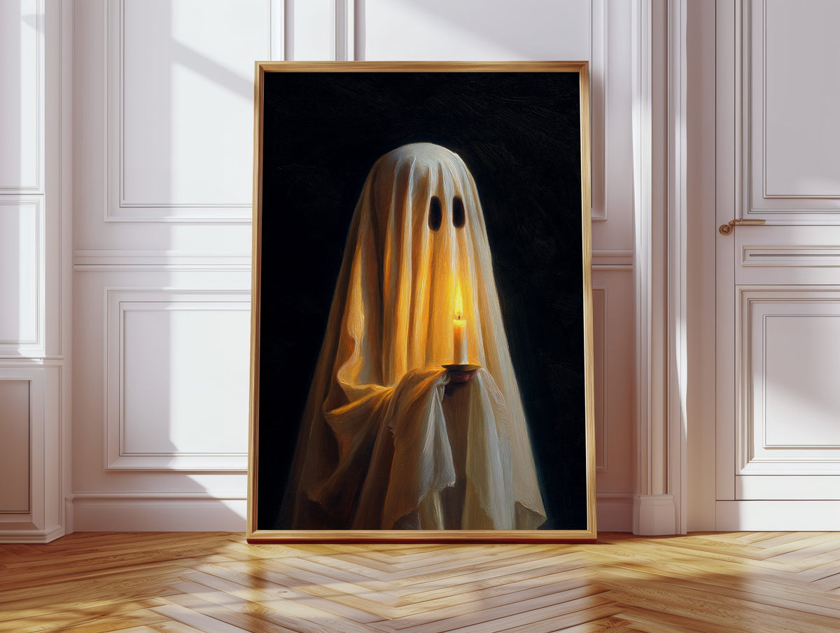 Midnight Glow Ghost Art Print