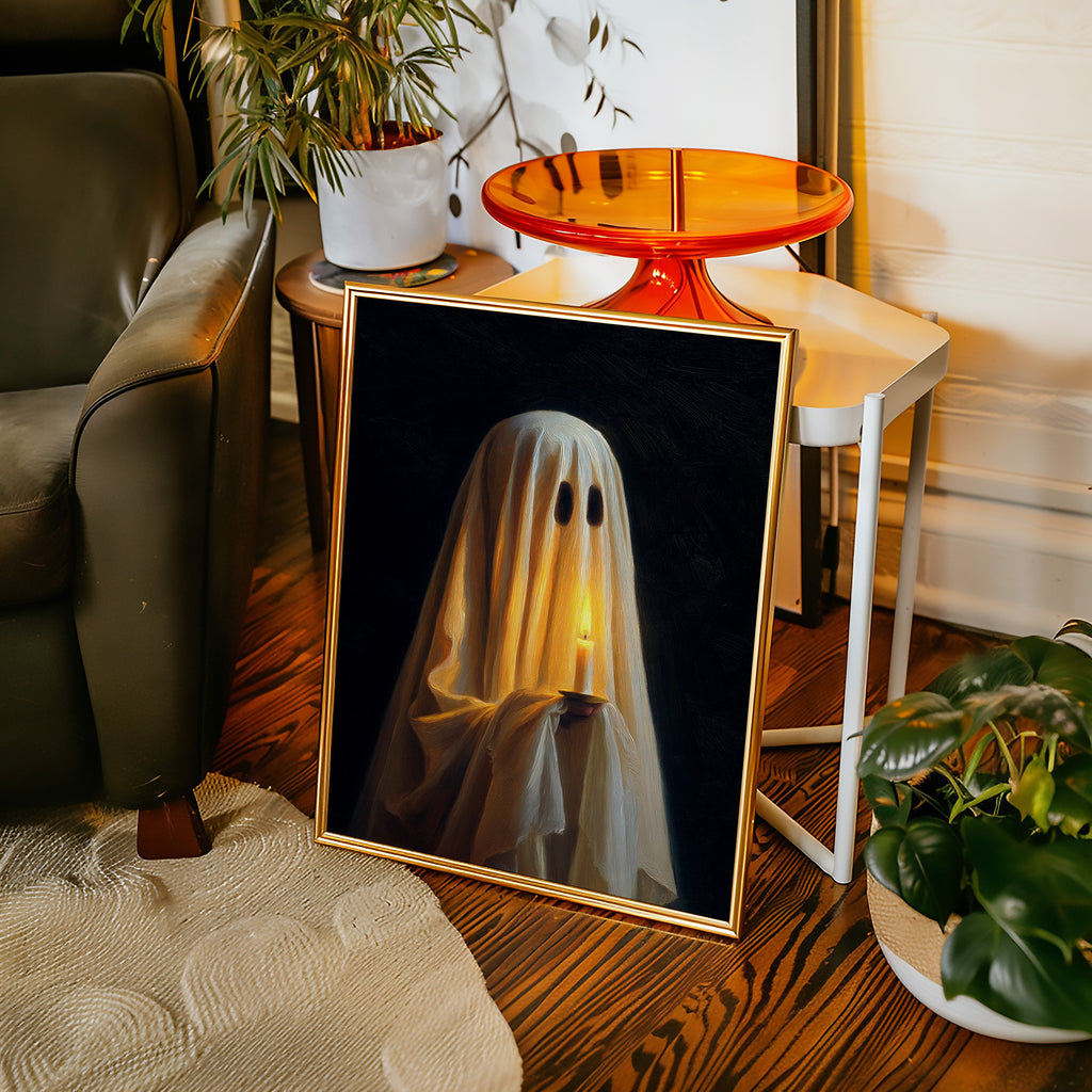 Midnight Glow Ghost Art Print