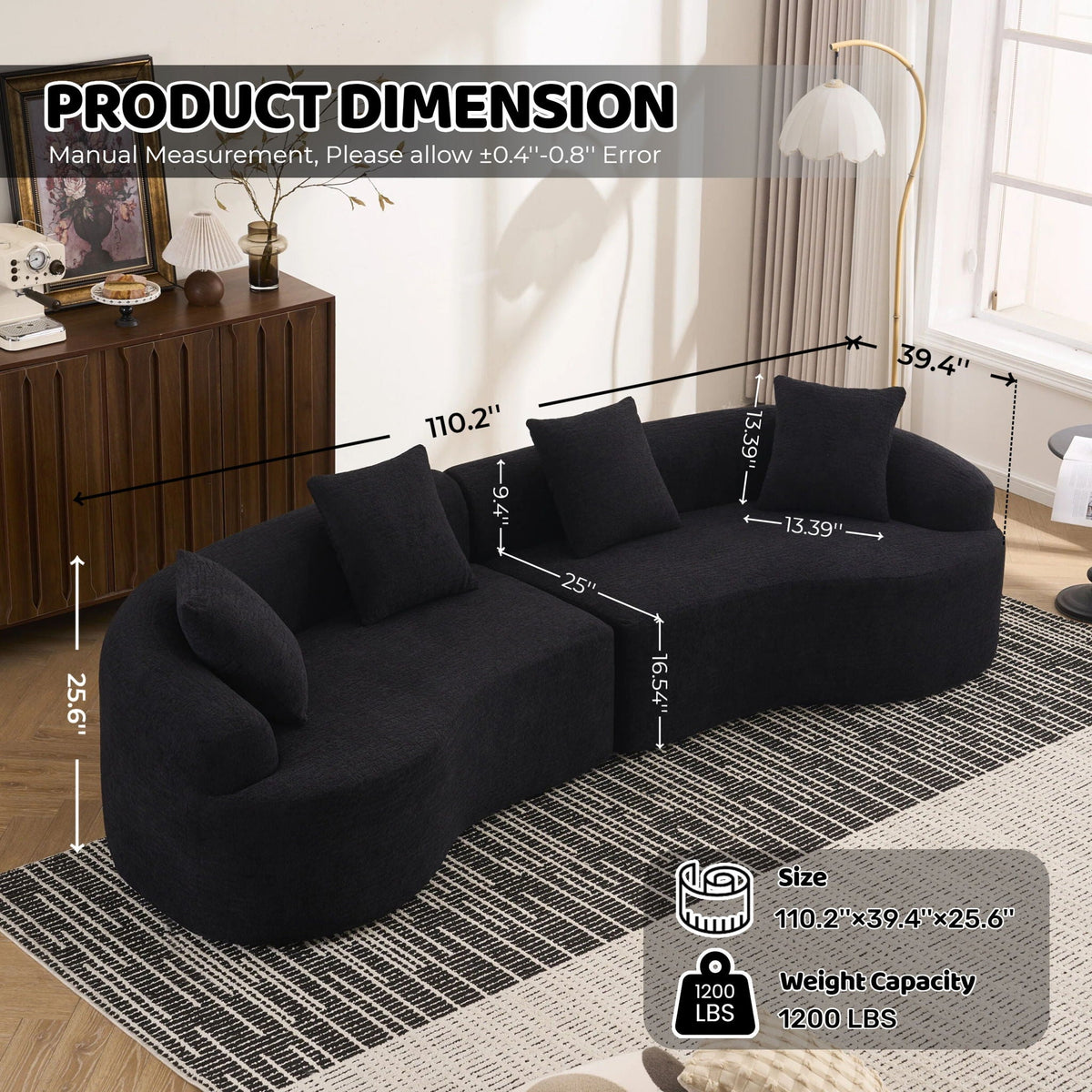 Cloud Curve 4-Seater Sofa