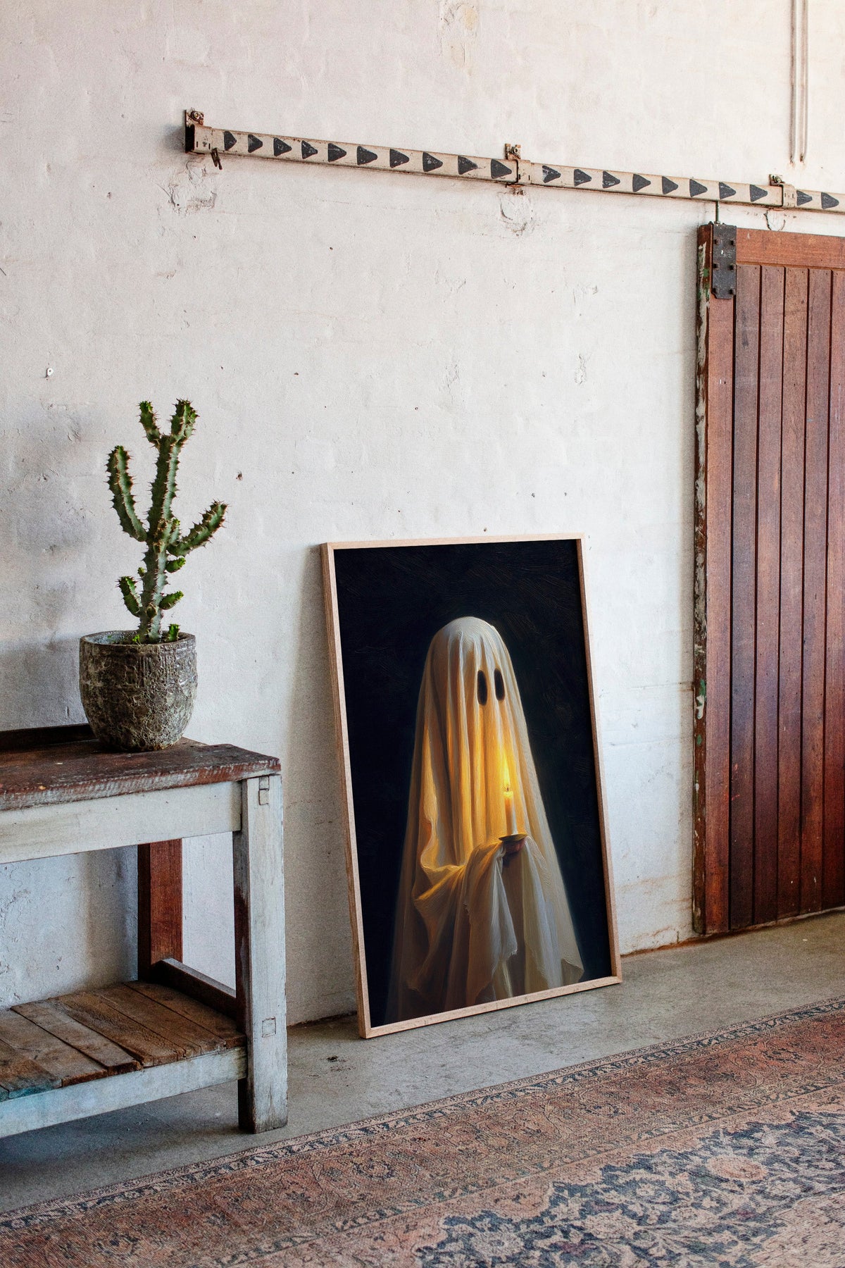 Midnight Glow Ghost Art Print