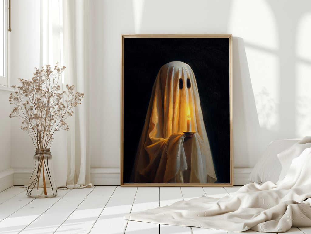 Midnight Glow Ghost Art Print
