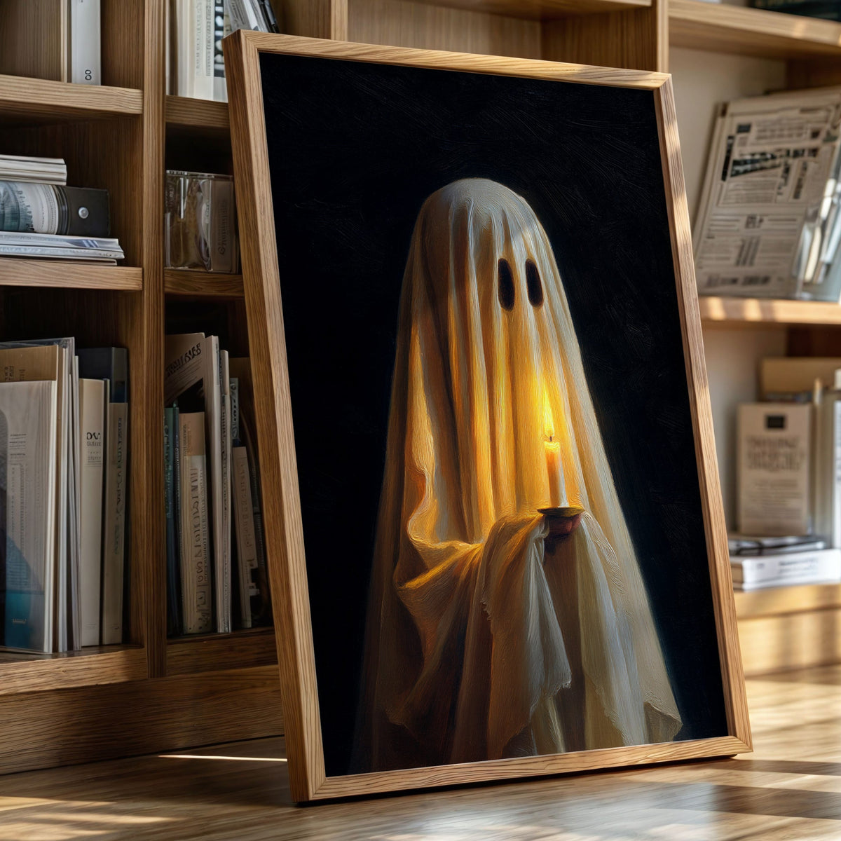 Midnight Glow Ghost Art Print