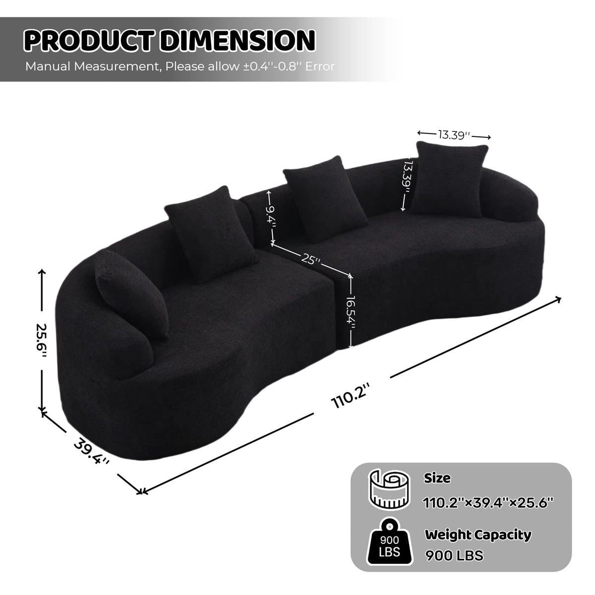 Cloud Curve 4-Seater Sofa