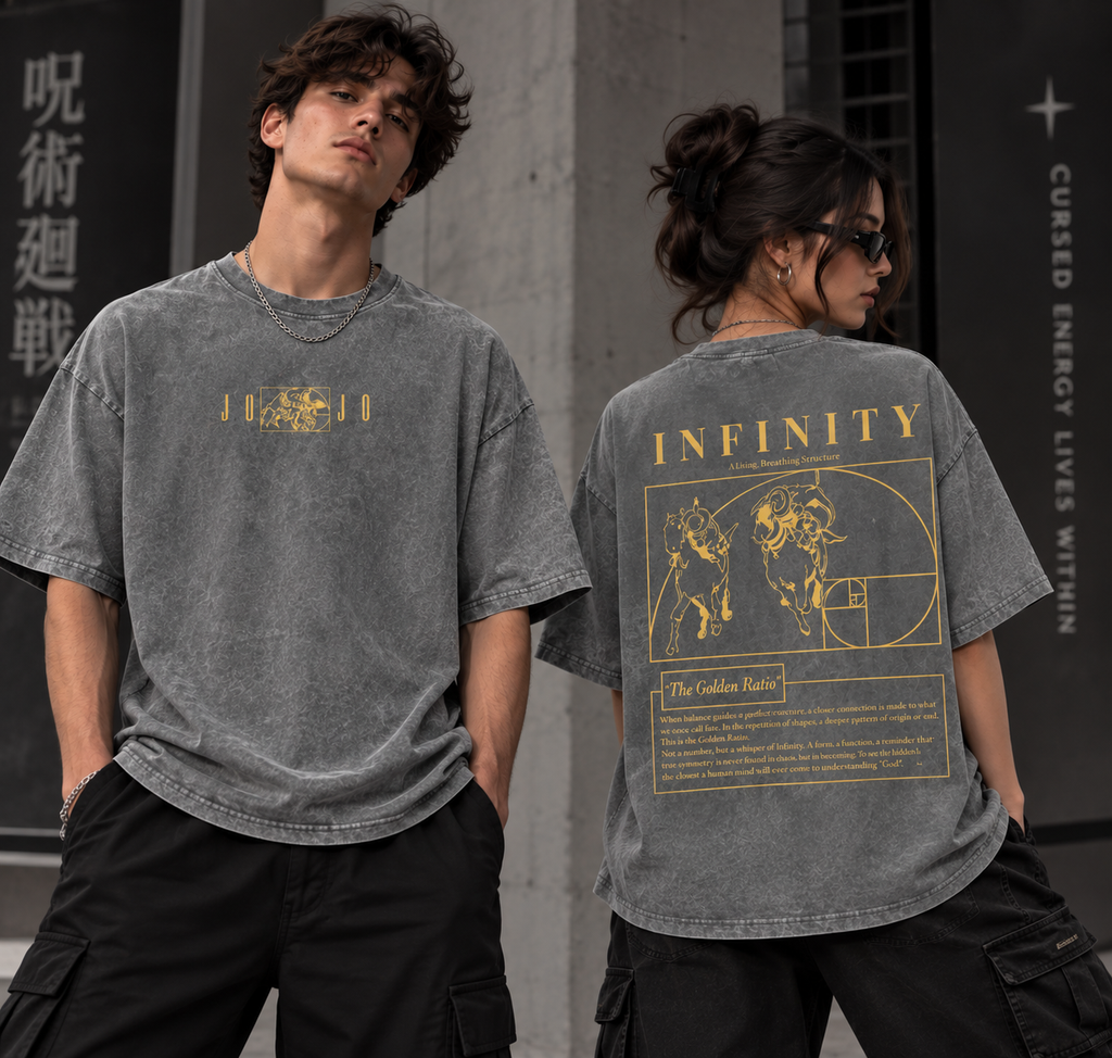 Infinity Golden Ratio Oversized Tee