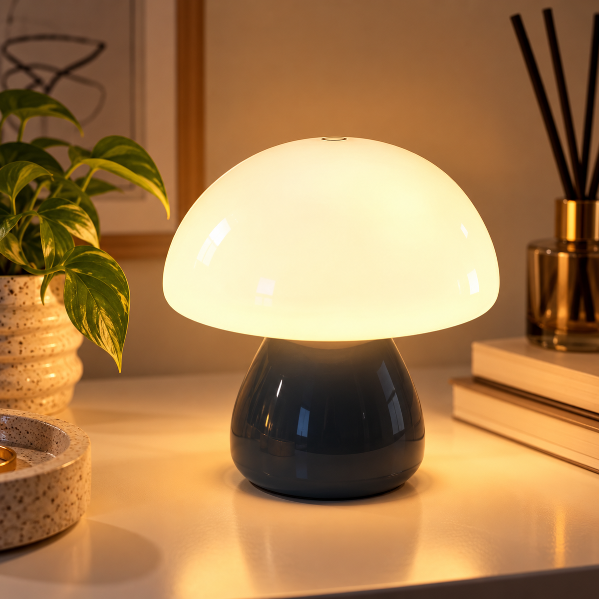 Mellow Mushroom Touch Lamp