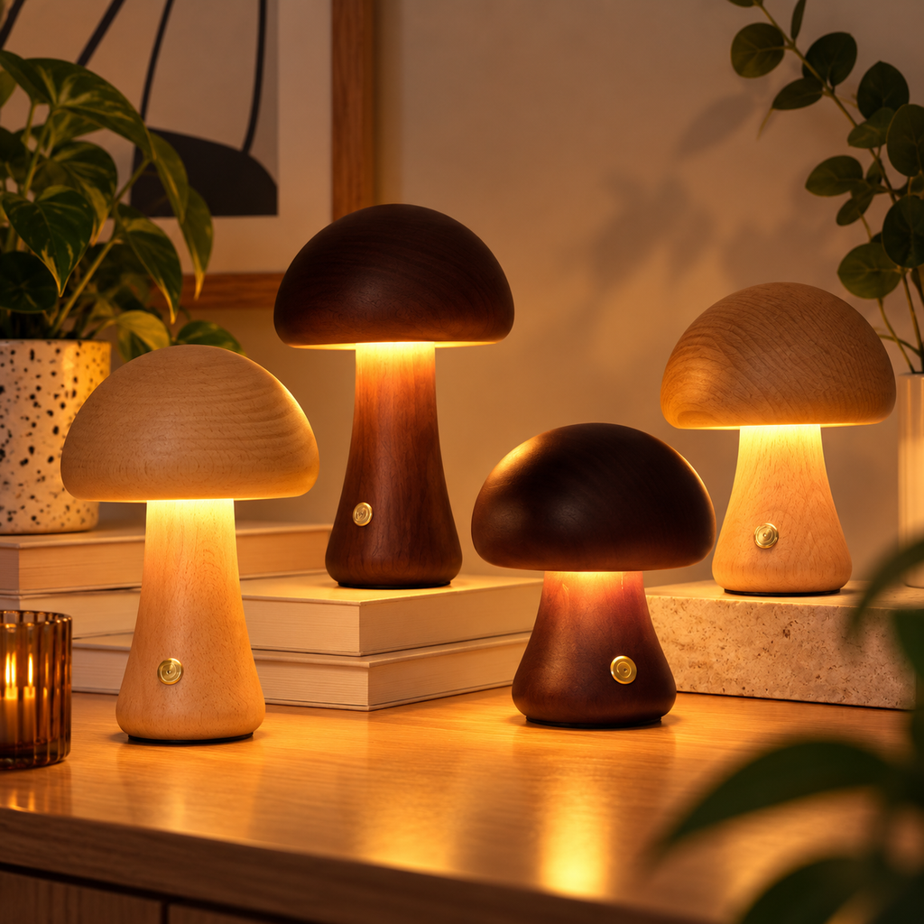 Woodland Glow Mushroom Lamp