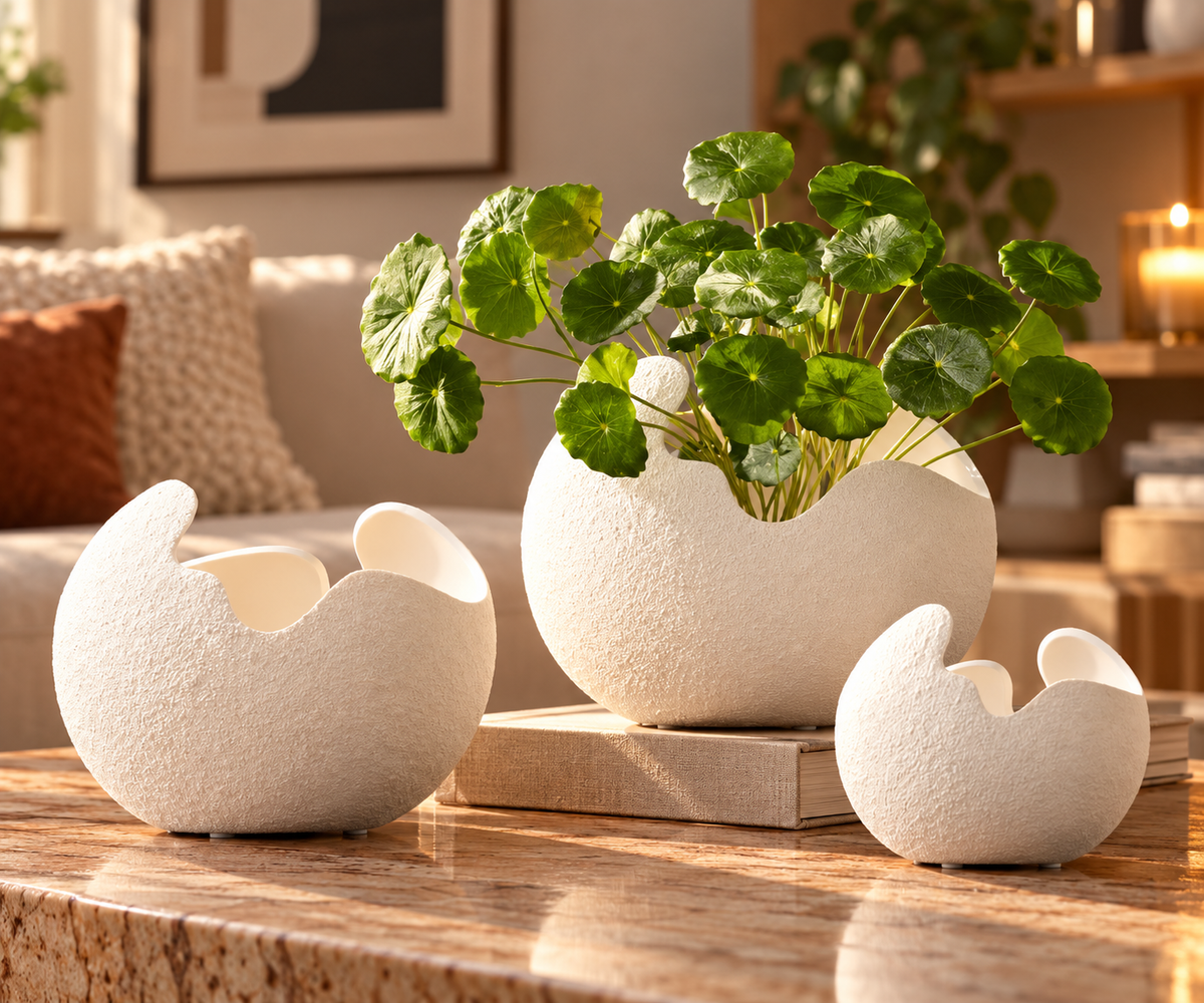 The Luna Sculptural Ceramic Vase
