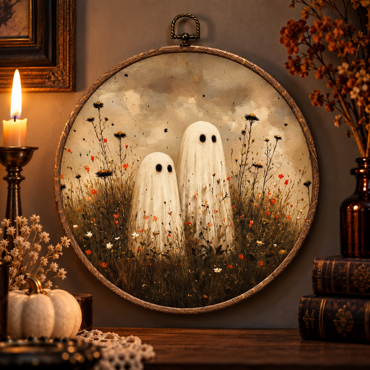 The Meadow Spirits Round Wall Art