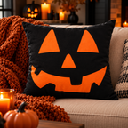 Jack-O’-Glow Halloween Pillow