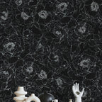 The Dutchess — Black &amp; White Floral Wallpaper