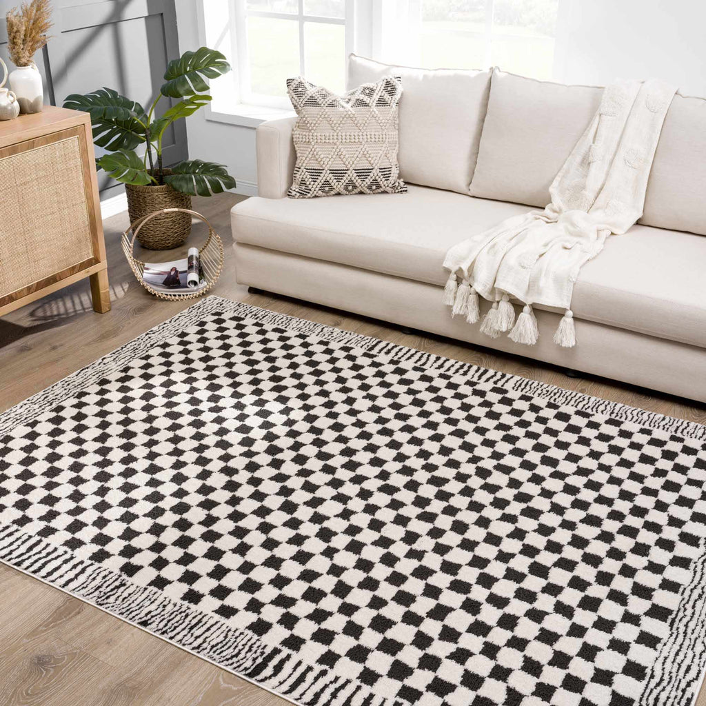 Checkmate Plush Area Rug