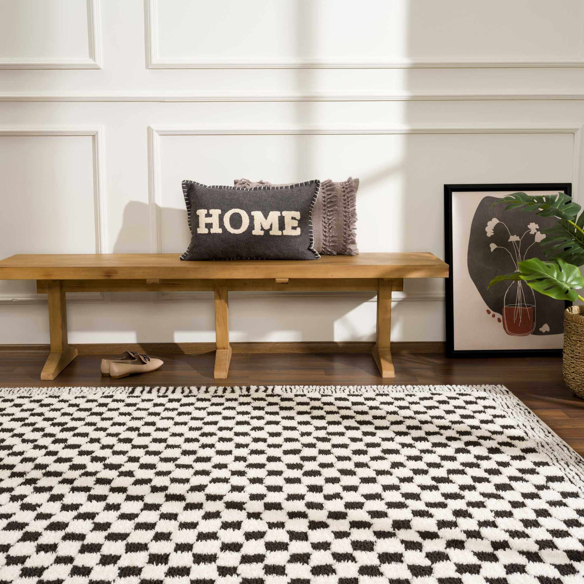 Checkmate Plush Area Rug