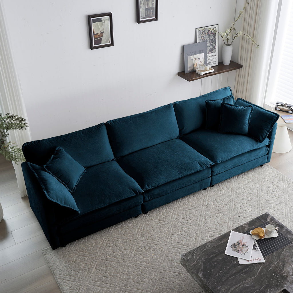 Deep Blue Lounge Sofa