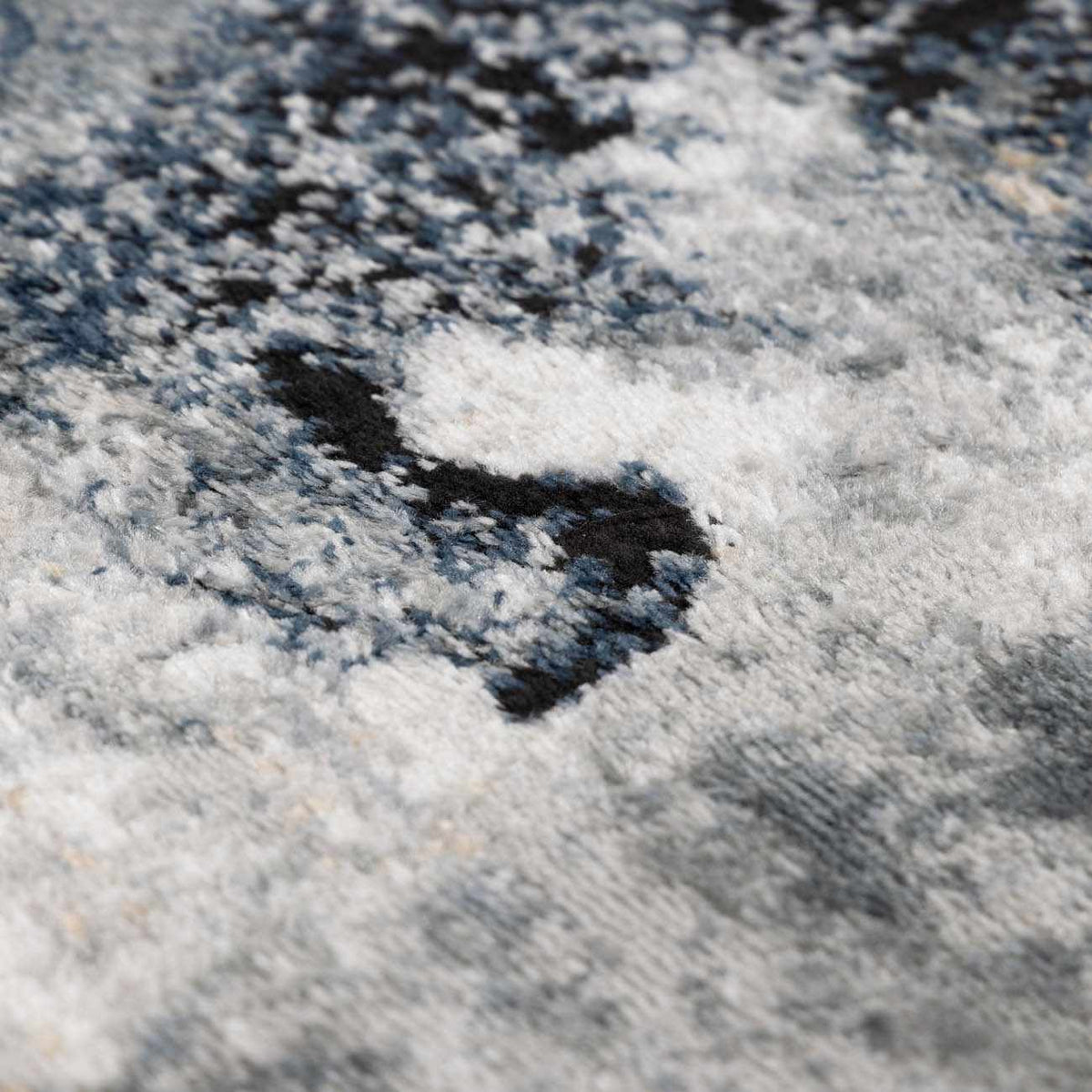 Midnight Drift Abstract Area Rug