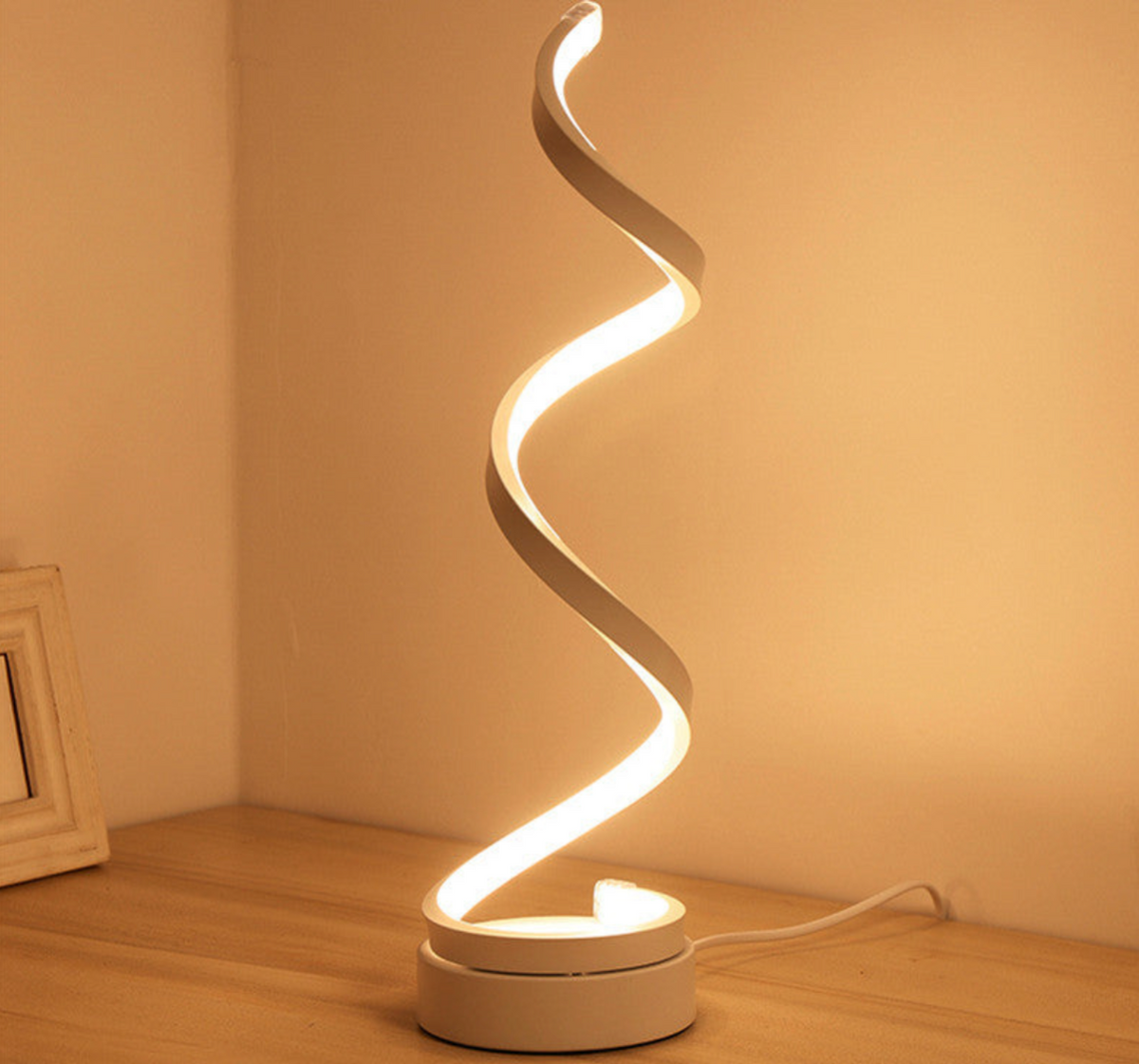 Spiral Glow Table Lamp