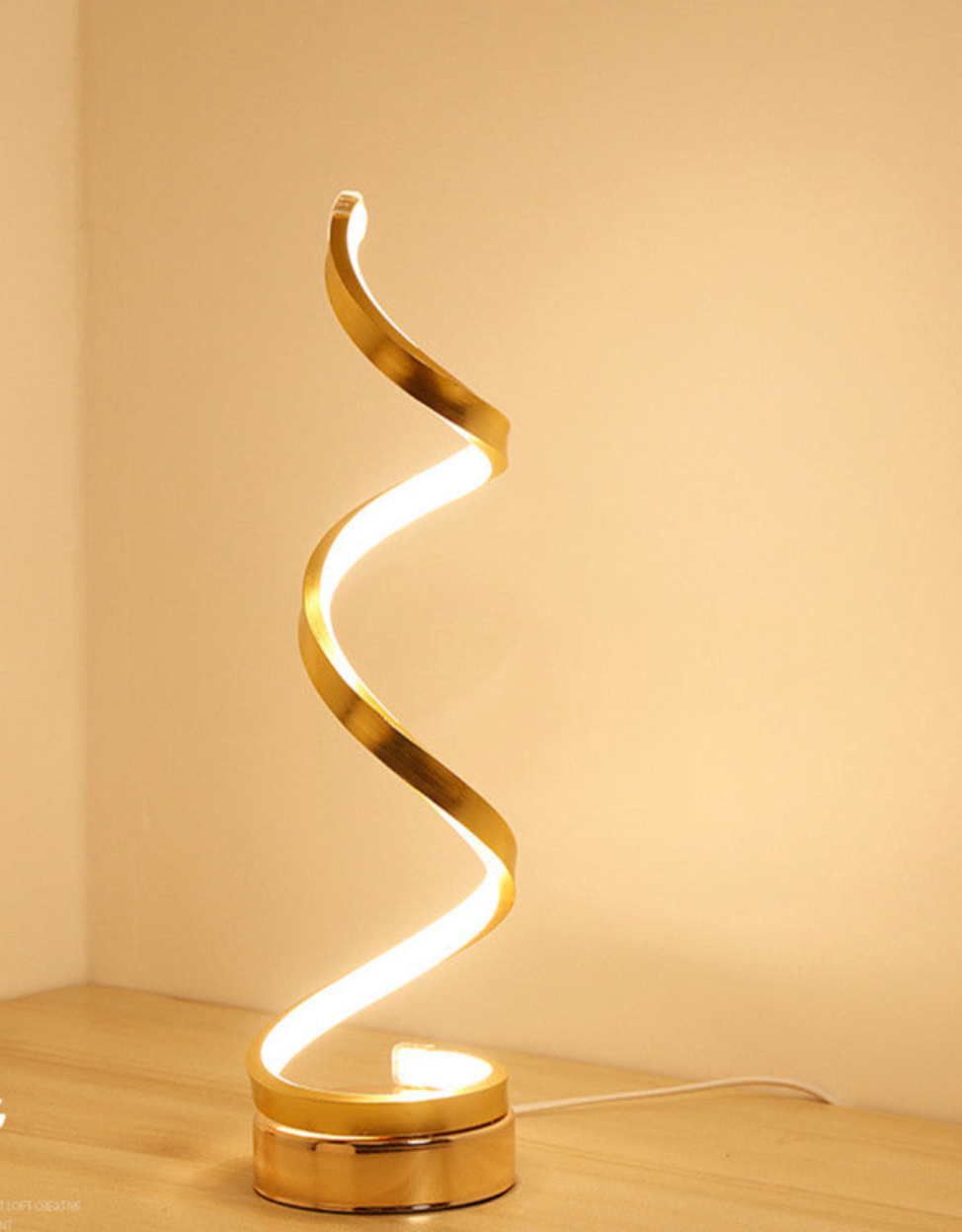 Spiral Glow Table Lamp