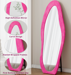 Pink Wave Full-Length Mirror