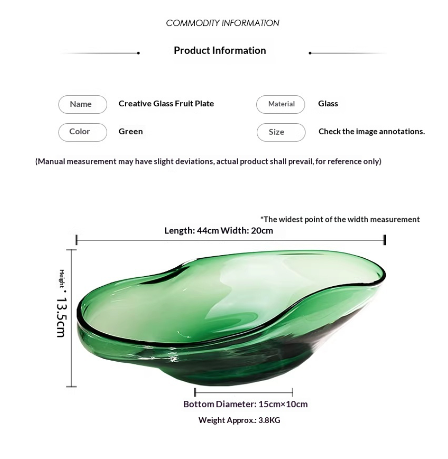 Irregular Creative Candy Plate Ornament