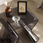 Modern Sculptural Acrylic Side Table