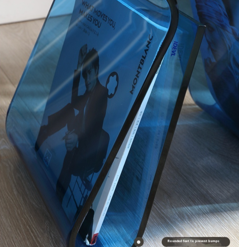 Modern Sculptural Acrylic Side Table