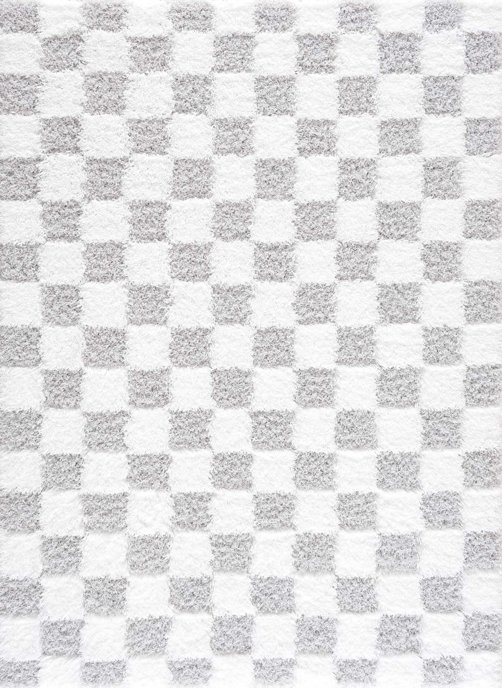 Cloud Check Plush Area Rug