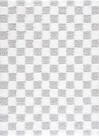 Cloud Check Plush Area Rug
