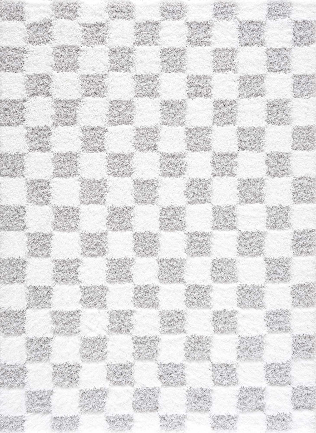 Cloud Check Plush Area Rug