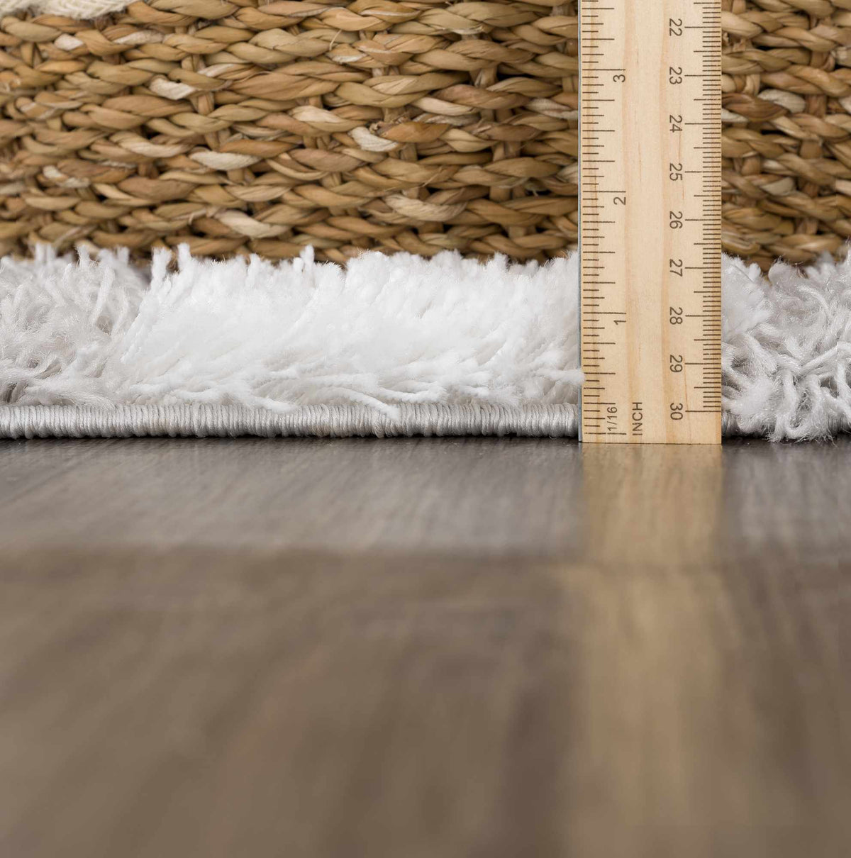 Cloud Check Plush Area Rug