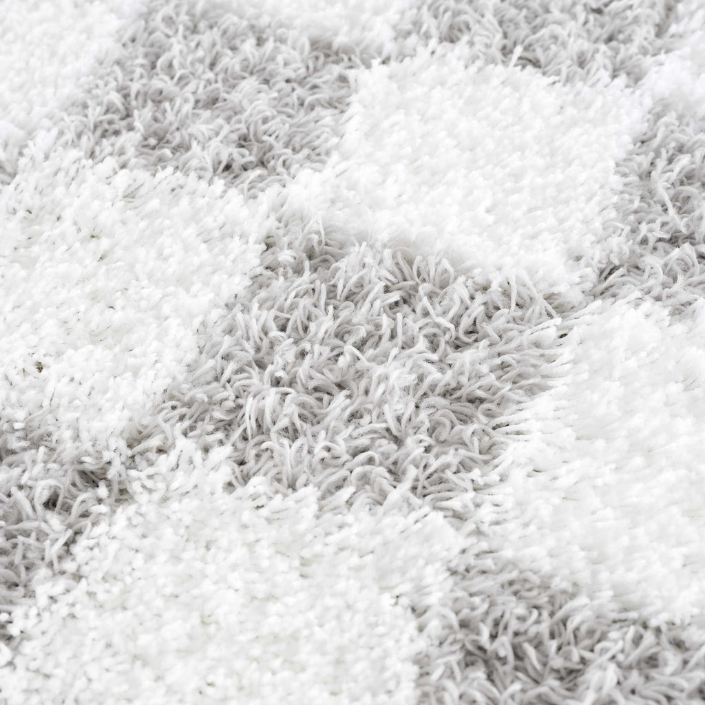Cloud Check Plush Area Rug