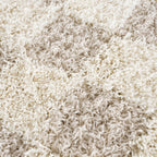Oat Check Plush Area Rug