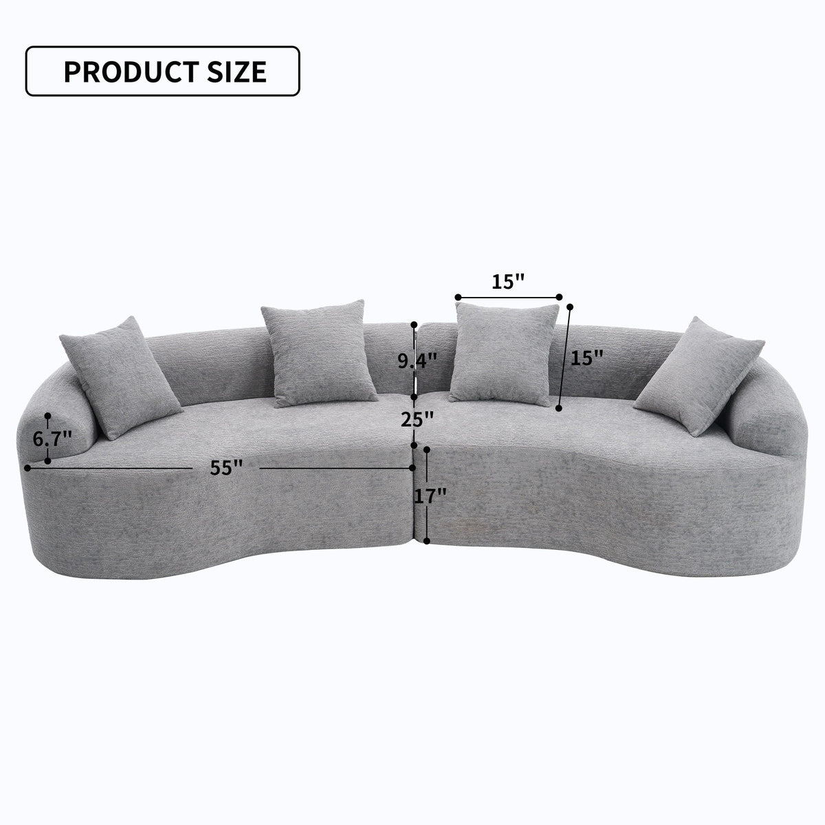 Cloud Curve 4-Seater Sofa
