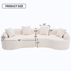 Cloud Curve 4-Seater Sofa