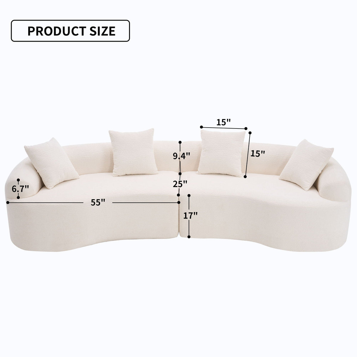 Cloud Curve 4-Seater Sofa