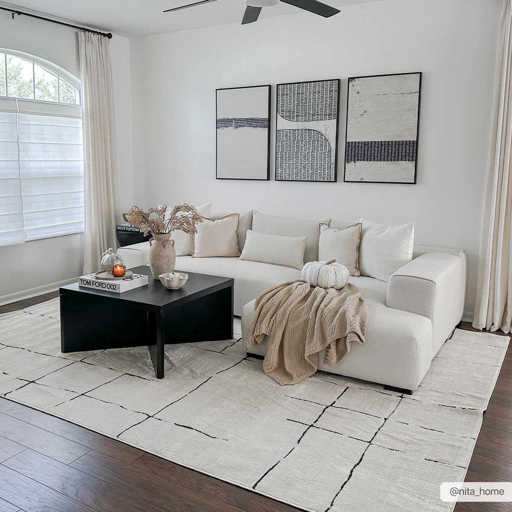 The Linework Plush Area Rug