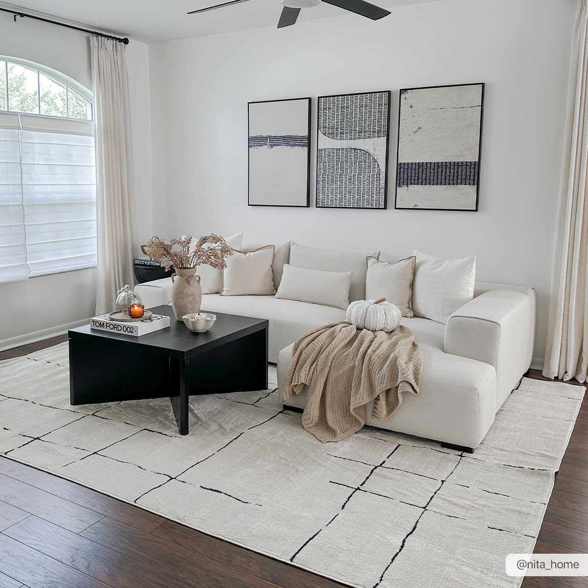 The Linework Plush Area Rug