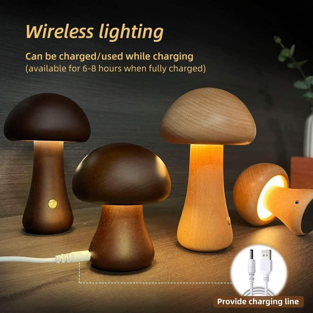 Woodland Glow Mushroom Lamp