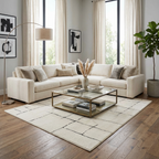 The Linework Plush Area Rug